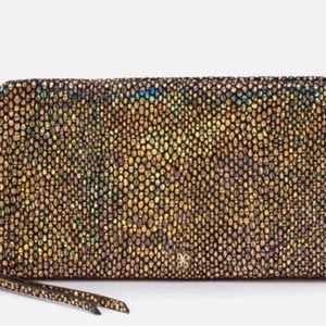 NWT HOBO Eliza Disco Print zip around wallet